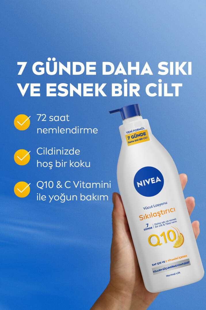 Q10 Sıkılaştırıcı Vücut Losyonu 400ml, C Vitamini, Nemlendirici, Kolajen Tetikleyici Kompleks,X2Adet - 2