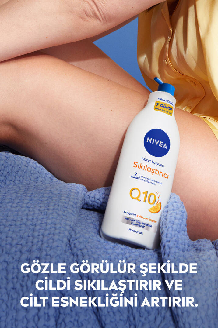 Q10 Sıkılaştırıcı Vücut Losyonu 400ml, C Vitamini, Nemlendirici, Kolajen Tetikleyici Kompleks,X2Adet - 3