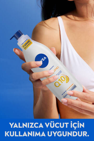 Q10 Sıkılaştırıcı Vücut Losyonu 400ml, C Vitamini, Nemlendirici, Kolajen Tetikleyici Kompleks,X2Adet - 4