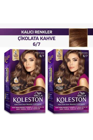 Saç Boyası 6/7 Çikolata Kahve X 2 Adet