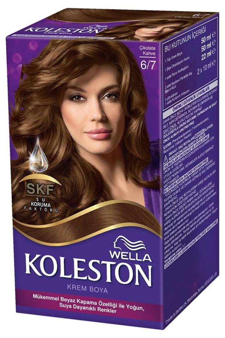Saç Boyası Çikolata Kahve 6 7 50ml - 1