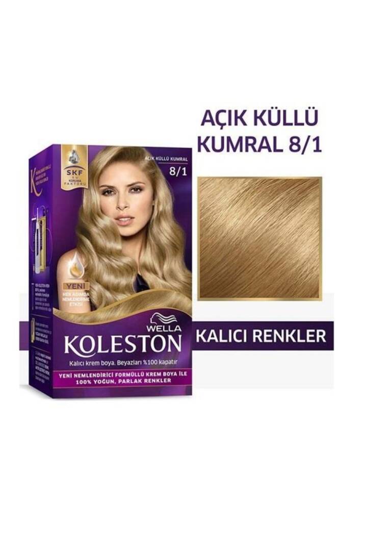 Saç Boyası No: 8/1 Açık Küllü Kumral - 1