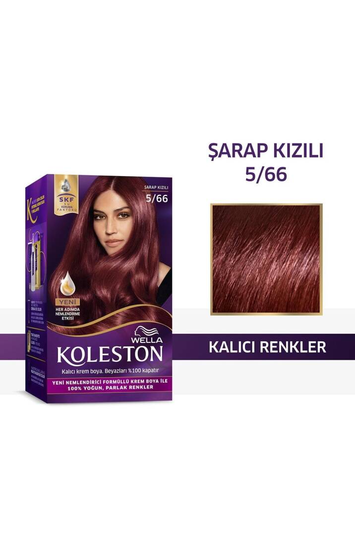 Şarap Kızılı Kit Saç Boyası 5/66 - 1