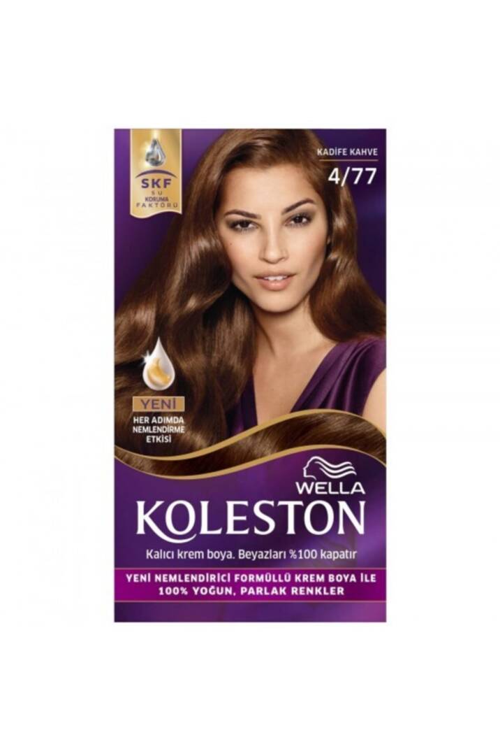 Set Krem Saç Boyası 4/77 Kadife Kahve - 1