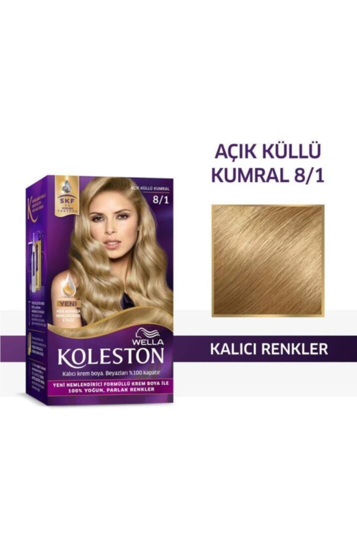 Set Saç Boyası 8/1 Açık Küllü Kumral - 1
