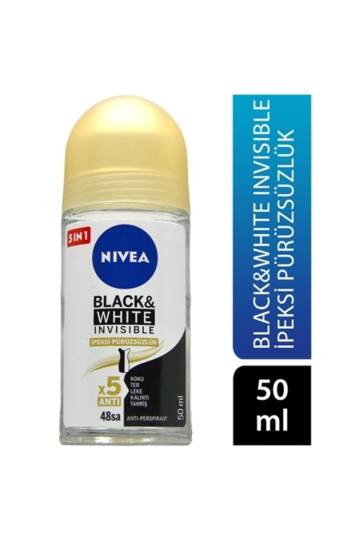 Siftaholsun Roll-on Kadın Invisible Black&white Ipeksi 50ml X 6 Adet