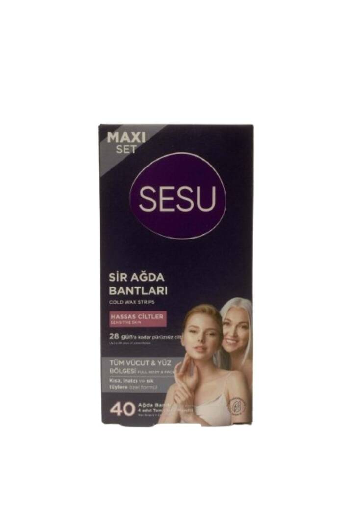 Sir Ağda Bandı Hassas Ciltler 40'lı Tüm Yüz Ve Vücut Bölgesi x2 Adet - 1