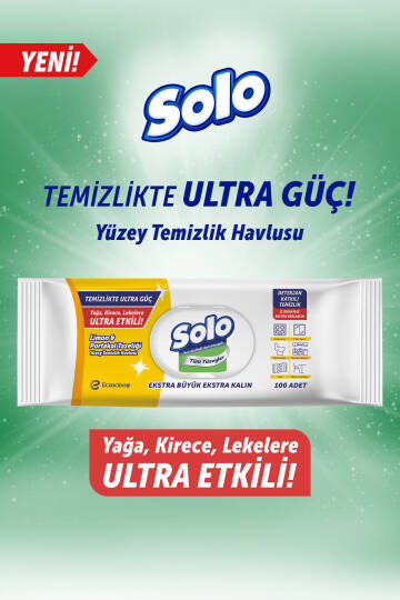 Temizlikte Ultra Güç Limon&Portakal Tazeliği Yüzey Temizlik Havlusu 3'Lü 300 Yaprak - 3