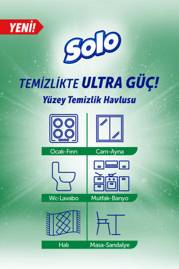Temizlikte Ultra Güç Limon&Portakal Tazeliği Yüzey Temizlik Havlusu 3'Lü 300 Yaprak - 5