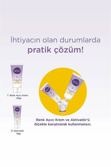 Tüy Sarartıcı Krem 18 gr + 35 gr X 3 Adet - 3