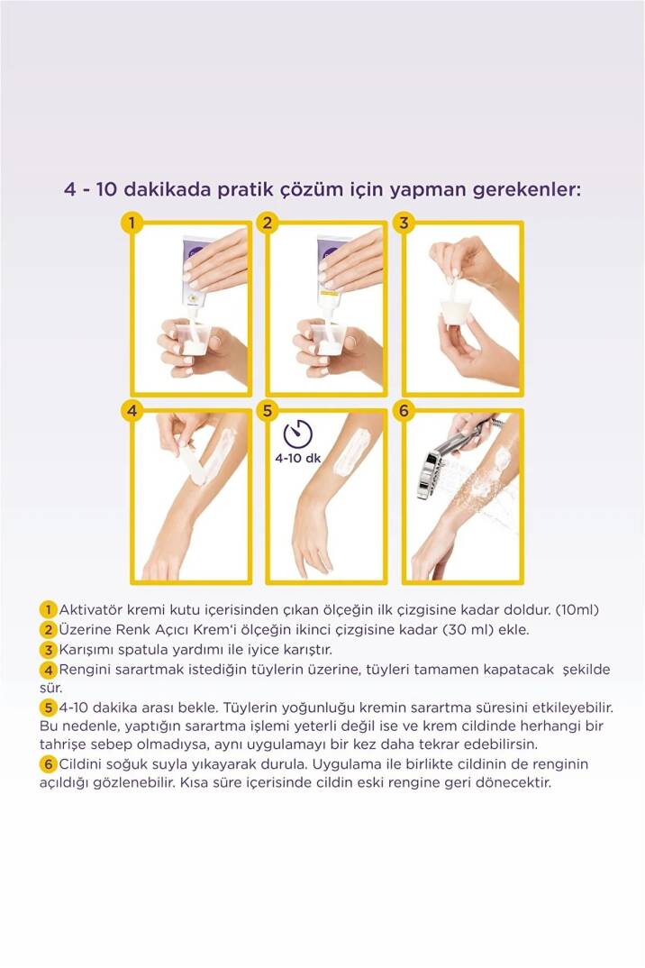 Tüy Sarartıcı Krem 18 gr + 35 gr X 3 Adet - 5