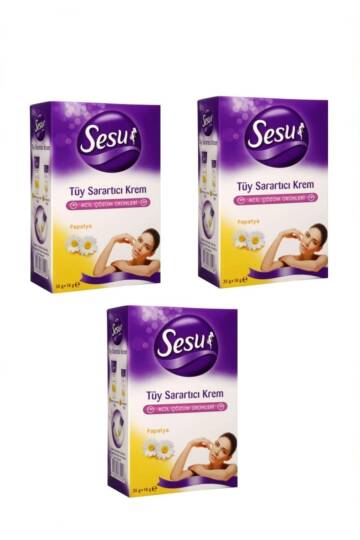 -tüy Sarartıcı Krem 3 Adet 35 18 Gr, 3 Adet 35 18 gr Tüy Sarartıcı