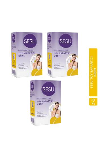Tüy Sarartıcı Krem 35 G+18 G X 3 Adet