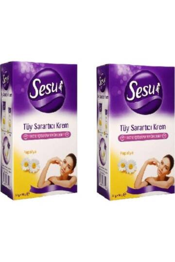 Tüy Sarartici Krem 35g + 18g Papatya X2 Adet PRA-1314341-3709