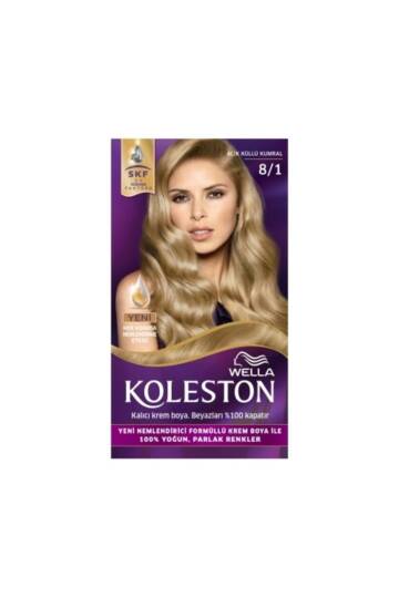 Wella 8/1 Kit Boya Açık Küllü Kumral Saç Boyası