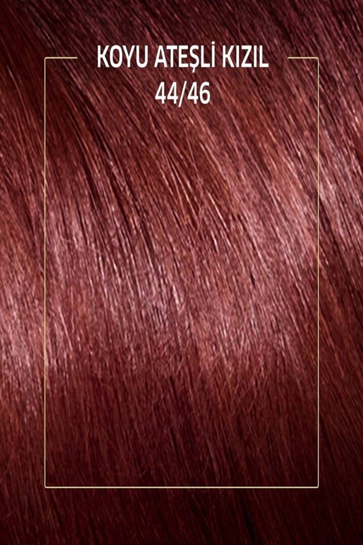 Wella Kit 44.46 Koyu Ateşli Kızıl Saç Boyası - 3