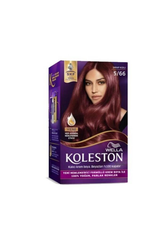 Wella Set 5-66 Şarap Kızılı Saç Boyası X 2 Paket - 1