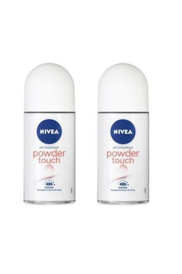 Women Powder Touch Anti-perspirant 48h Koruma 50 ml Kadın Roll On X 2 Adet