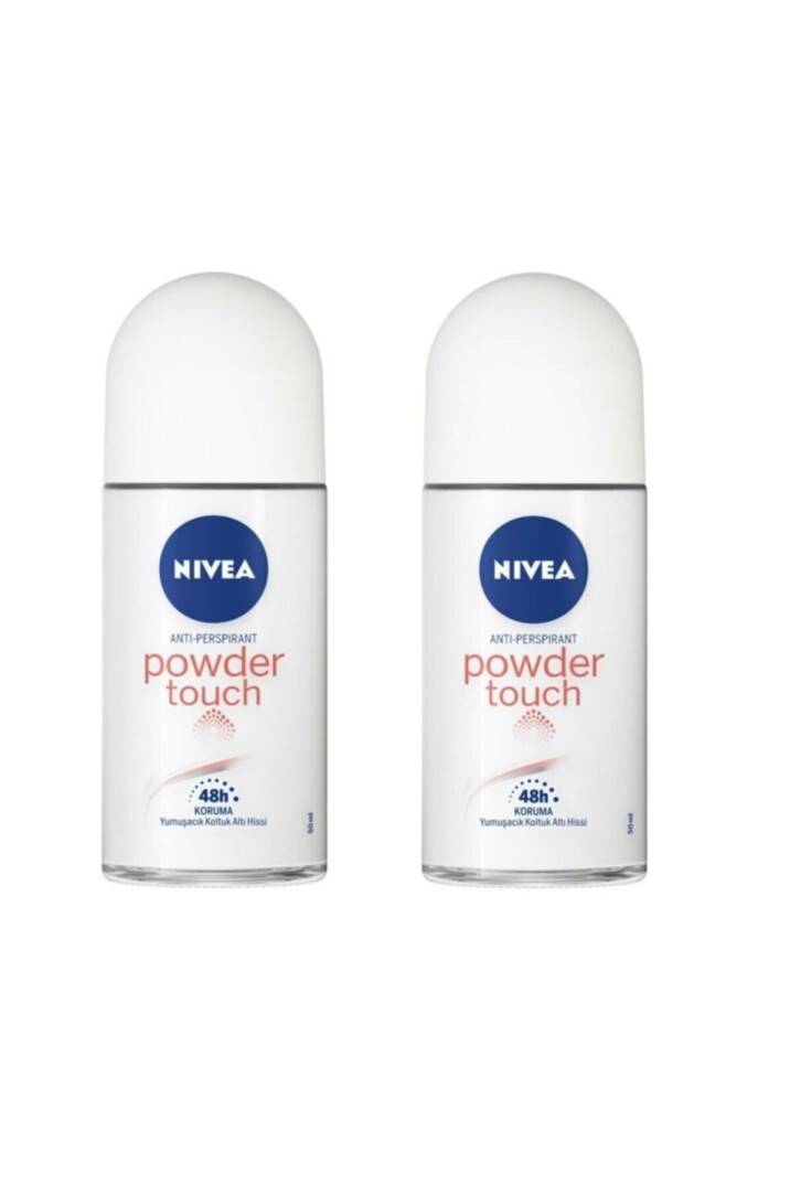 Women Powder Touch Anti-perspirant 48h Koruma 50 ml Kadın Roll On X 2 Adet - 1
