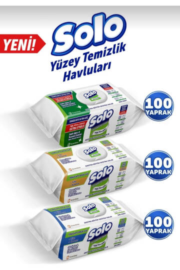 Yüzey temizleme havlusu 100 lü 3x100(sedir ağacı/beyaz sabun/okaliptus)
