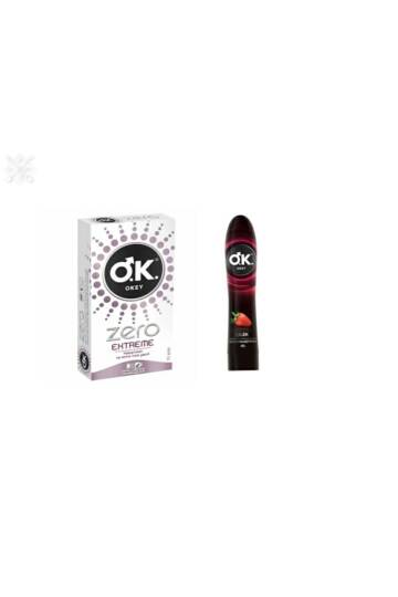 Zero Extreme 10 Lu Prezervatif + Çilek 100 ml Kayganlaştırıcı Jel